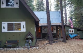 Tahoe Ski Cabin outside area
